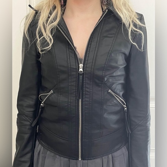 SOLD- Le Chateau faux leather jacket - Picture 1 of 2